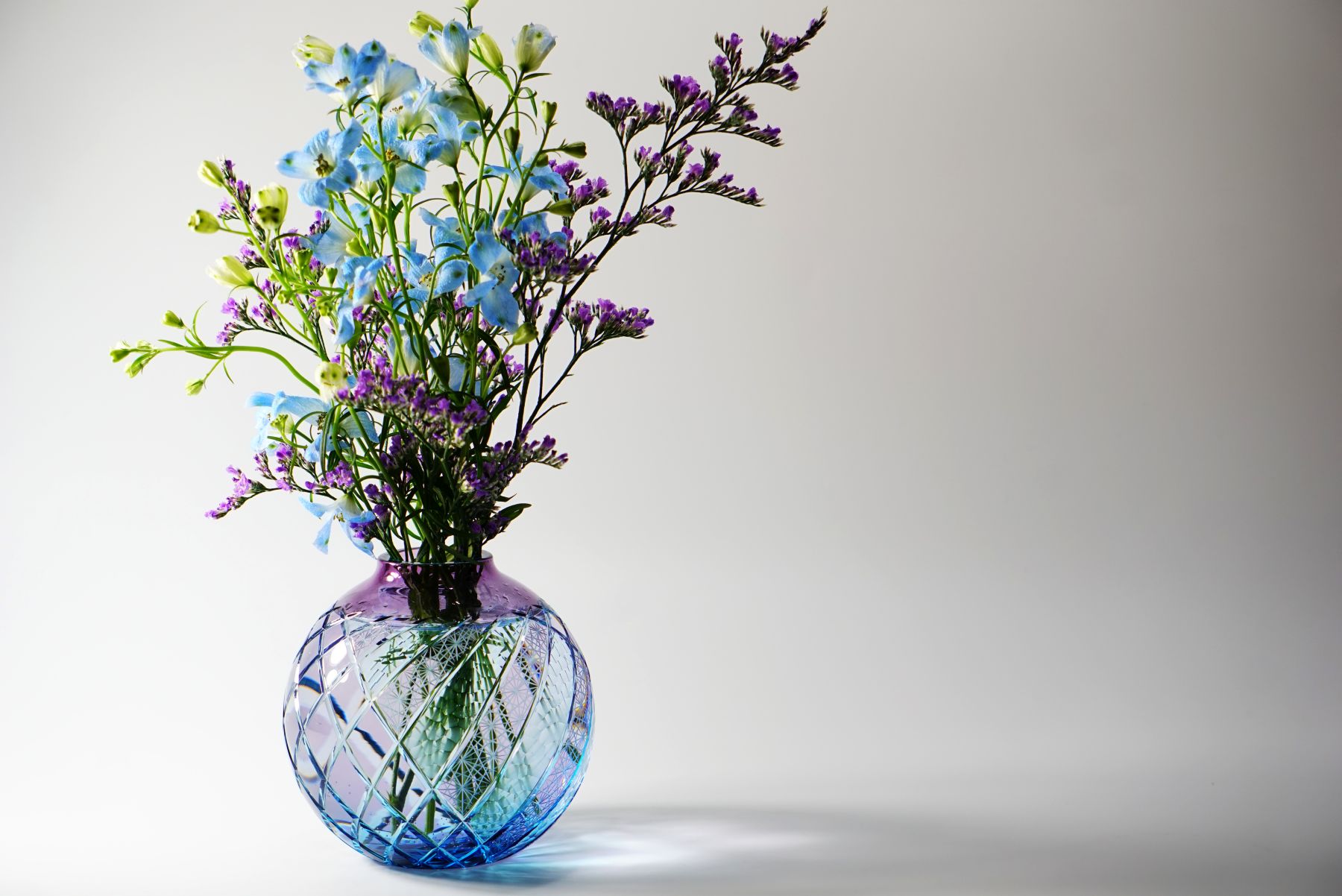 まあるい花器夜遊び